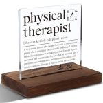 Physical Therapist Gifts Appreciation Gifts For Physical Therapist Brithday Gifts For Physical Therapist Modern Acrylic Desk Pla