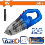8V Cordless Vacuum Cleaner 0.45L USB Type-c WLV0801