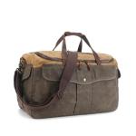 Leather And Military Canvas Travelling Bag