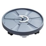 NO.2 Blue Self-watering Wheeled Plant Tray 28CM Outer Diameter