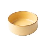 Flat Stackable Mustard Nibble Bowl