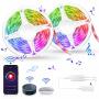 LED Strip Lights Smart Wifi 32.8FT 10M 300 Leds Smd 5050 Color Changing Kit Work With Alexa Google Assistant Strip Lights Wireless Phone App