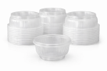 25 Pack Clear Plastic Food Containers