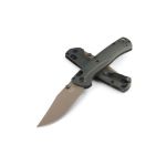 Tagged Out Deep Olive Grivory Handle With Tan Cerakote Blade Finish