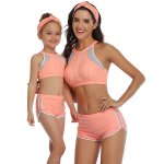 Matching Mom Or Daughter Pink Neon Two-piece Bikini - XL