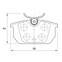 Alfa Romeo Kbc Brake Pads Front For Alfa - Spares Direct