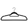 Velvet Coat Hanger 4 Pack Black