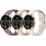 Everact 3 Pack Silicone Watch Bands Compatible With Garmin Vivoactive 4 VENU 3 VENU 2 22MM Quick Release Soft Sport Replacement