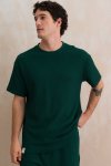 Textured Oversized T-Shirt - XL Green