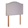 Seattle Headboard - Single / Light Grey