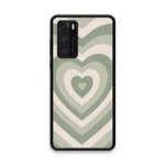 Custom Printed Tpu Cases - Huawei P40 & 39 Green Heart& 39 By