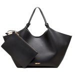 Paula Commuter Large Tote -black gold