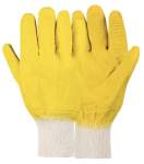 Yellow Comarex Fully Dipped Knit Wrist Cotton Shell New