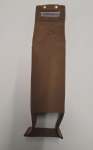 Mocca Leather Olive Oil Balsamic Vinegar Or Wine Bottle Bag