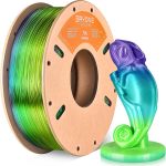 Eryone Flexible Tpu Filament For 3D Printers 0.5KG Spool 1.75MM Diameter Rainbow-sea Glass