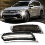 Zdeeraoto LED Front Fender LED Side Marker Lights Kit For Volkswagen Tiguan 2018-2024 For Volkswagen Beetle 2012-2019 Oem 5C59