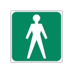 Gents Toilet Safety Sign GA11