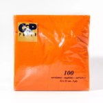 Serviettes – 2 Ply Orange 100