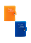 2PACK Clear Transparent Silicone Business Card Holder Snap Closure 8 Colors
