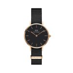 Petite Cornwall Rosegold Black 28MM Watch