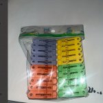 20PCS Windproof Plastic Clothespins For Drying Clothes Socks & Underwear - Space-saving Adjustable Laundry Hanging Clips Durable