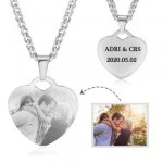 CNE104728 - Personalized Photo Necklace Stainless Steel