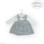 2 Piece Quilted Dress In Grey - Grey / 18 Months