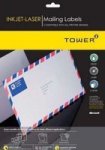 W110 A4 Inkjet laser Rect. Labels 35X70MM 25 Sheets - 24-UP