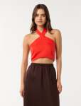 Holly Halter Top - 16 Fiery Red