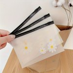 5 10 Pcs Pvc Small Plastic Cosmetic Bags For Girls Women Lightweight Portable Durable Toiletry Bags & Storage Bags