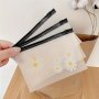 5/10 Pcs Pvc Small Plastic Cosmetic Bags For Girls Women Lightweight Portable Durable Toiletry Bags & Storage Bags