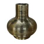 Goldair Gold Vase 20X23CM
