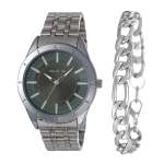 Silver Watch 2 Piece Box Set - HBSM4064