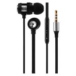 Volkano Alloy Series Metal Earphones - Silver