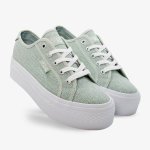 FILA Alessia Canvas Platform Sneaker - Mint white - 8