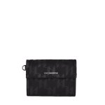 K monogram Tonal Wallet -black