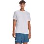 Under Armour Men's Seamless Stride Short Sleeve Tee - White/reflective