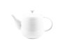 - Embossed Lines Whisper White Teapot