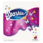 Sparkle 1PLY Serviettes 100 Pack