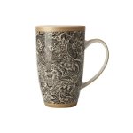 Maxwell & Williams William Morris Coupe Mug Black Seaweed