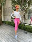3 4 Tights Pink - Pink XL