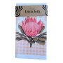 Single Printed Dishcloth - Cream Protea