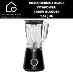 Bosch Series 4 - Black Vitapower 1200W Blender - 1.5L Jug