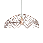 Umbrella Pendant - Mocha Bronze Gold Ferro