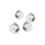 4MM Steel Flanged Nyloc Nuts 4WD 1 16 Scale