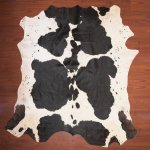 As Grade Nguni Hide 210 Black white XXL - Extra Extra Large Black white Spotted