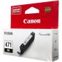 Canon CLI-471 Bk Cartridge - 1105 Pages @ 5%