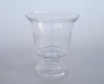 Round Wide Neck Glass Vase – 27.5X25.5CM