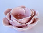 Pink Flower Tealight Holder – 5X10CM