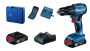 Bosch Gsb 185-LI Cordless Impact Drill Driver 23-PIECE Set